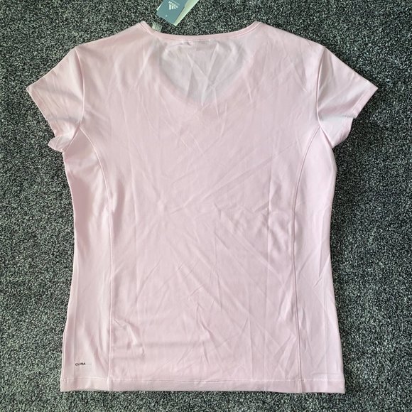NWT Adidas Womens Multifunctional Essentials Tee Pink - Picture 5 of 5